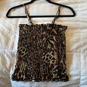 Tight Cheetah print tank top